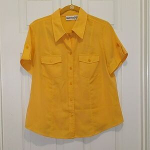 Apparenza yellow button top Sz PL